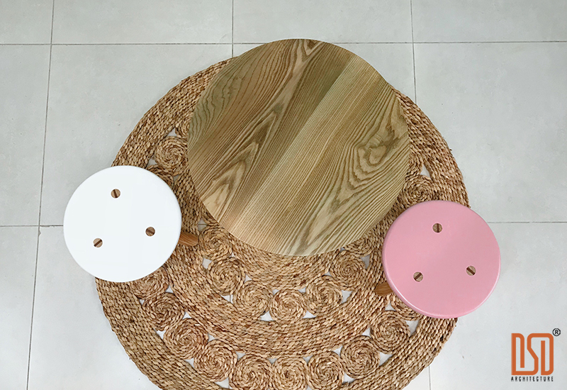 DF1036. GHẾ KITTY TRÒN