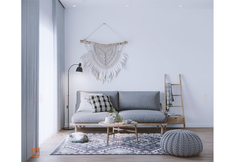 THIẾT KẾ THI CÔNG NỘI THẤT CHUNG CƯ 100 TRIỆU 