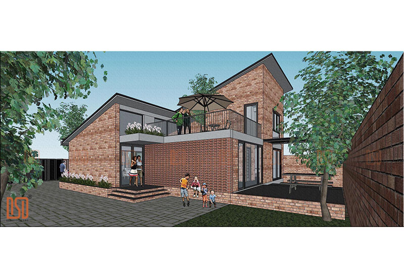 THIẾT KẾ KIẾN TRÚC BIỆT THỰ - MR. HÓA