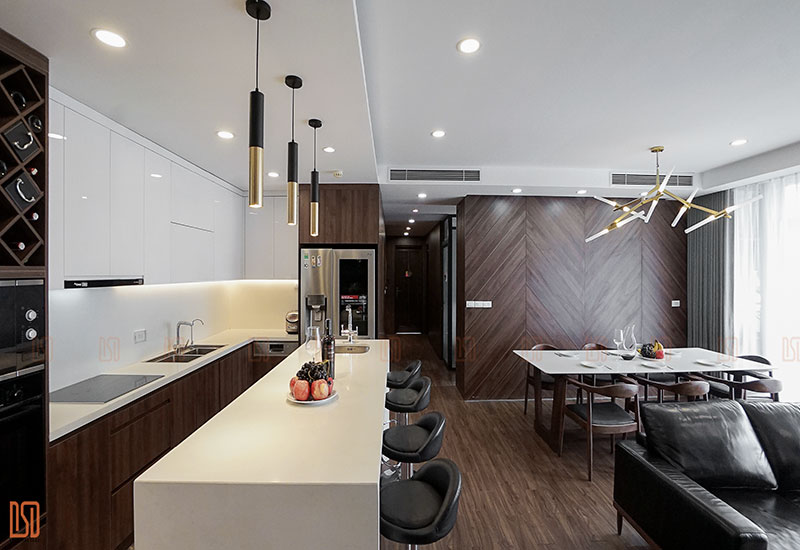 Thiết kế - Thi công nội thất chung cư 140m2 Complex Tower CĐT Mr. Giang 