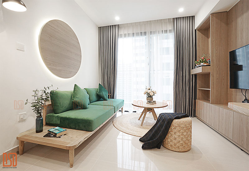 Thiết kế - Thi công nội thất chung cư Vinhomes Oceanpark 68m2 - Mrs. Hà 