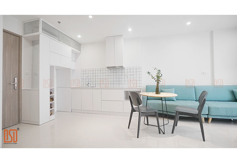 Thiết kế - Thi công nội thất chung cư Vinhomes OceanPark 1 ngủ 49m2  