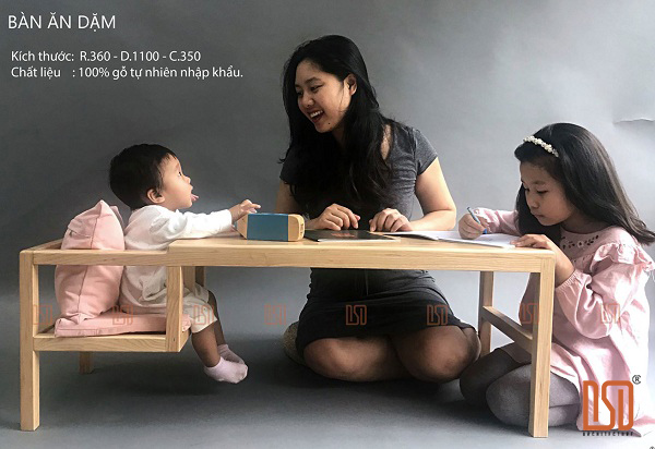 bàn ăn dặm cho bé tại Hà Nội