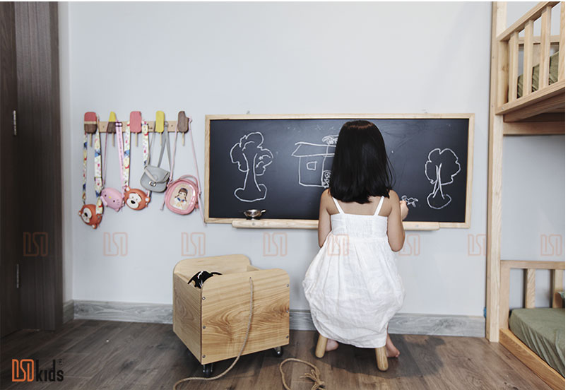 Thiết kế phòng trẻ em tiết kiệm diện tích 