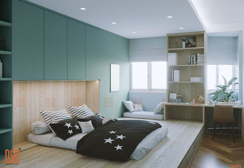 Cách thiết kế phòng cho trẻ em - sơn màu gì