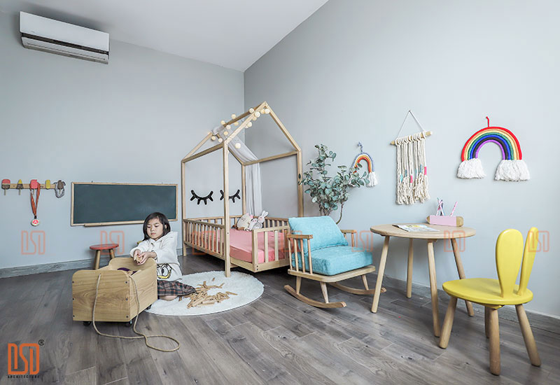 Lựa chọn đồ nội thất sáng tạo, ngộ nghĩnh để bé thích thú, chủ động ngủ riêng hình thành những thói quen tích cực