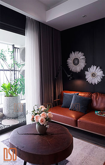 thiết kế - thi công nội thất phòng khách chung cư gamuda garden