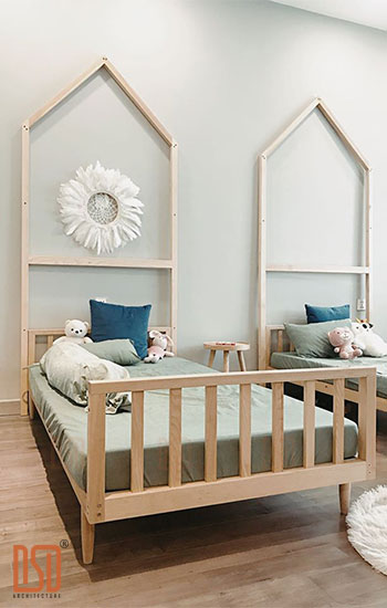 Thiết kế - Thi công nội thất phòng ngủ trẻ em chung cư Gamuda Garden 3